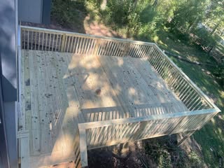 Custom wraparound deck built by Rossman Construction in Gardendale, AL